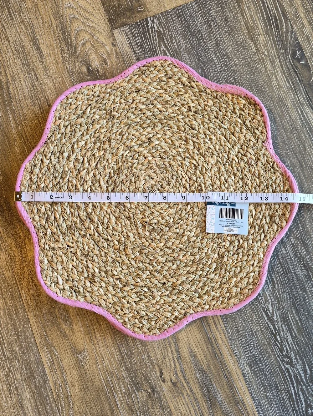 5 Pink Edged Placemats